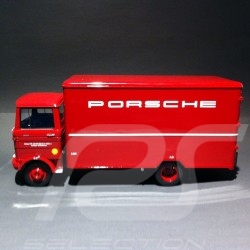 Camion Mercedes - Benz LP608 Porsche rouge 1/18 Premium Classixxs 30040