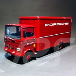 Camion Mercedes - Benz LP608 Porsche rouge 1/18 Premium Classixxs 30040