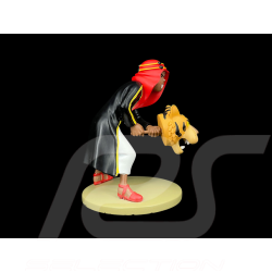 Figurine Tintin - Abdallah et la tête de Tigre - Au Pays de l'Or Noir 12 cm 42250