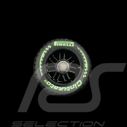 Magnet Pirelli F1 Pneu Intermédiaire Vert - Aimant Decoratif PIRPC0140