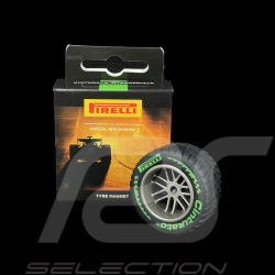 Pirelli Magnet F1 Intermediate Tyre Green - Decorative Magnet PIRPC0140