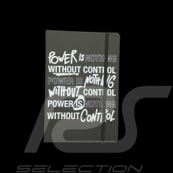 Pirelli Notebook F1 A5 "Power is Nothing Without Control" Black PIRPC0144