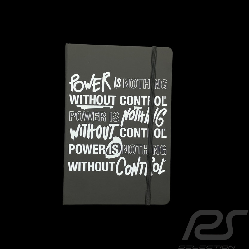 Carnet Pirelli F1 A5 "Power is Nothing Without Control" Noir PIRPC0144