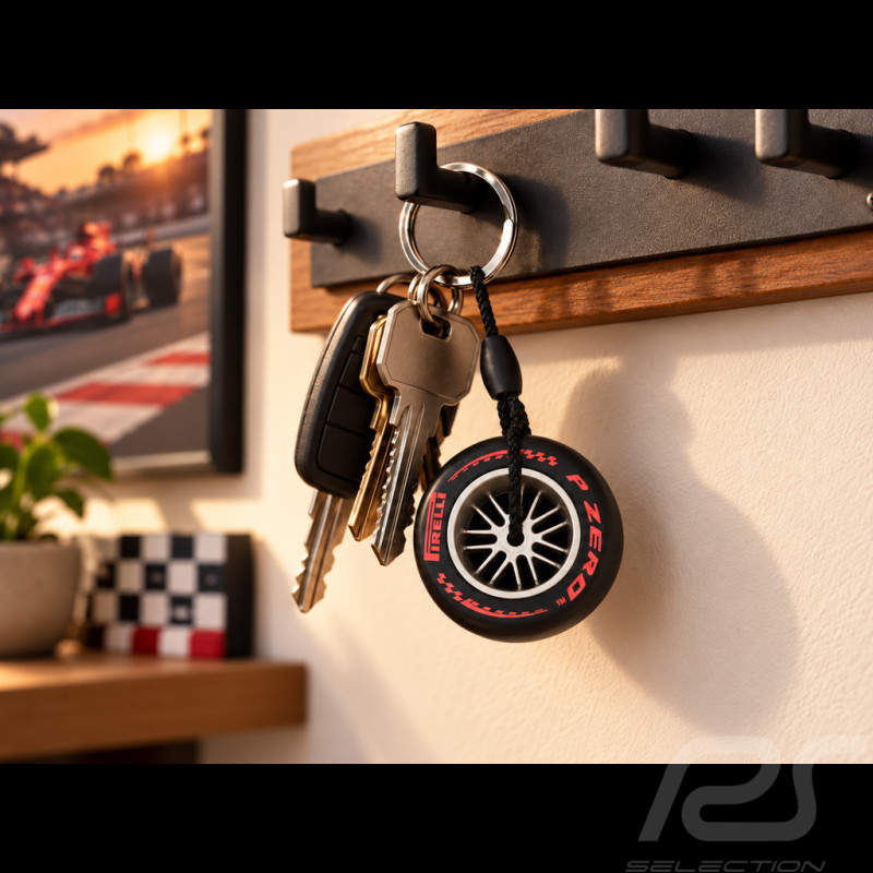 Pirelli Keyring F1 Soft Tyre Red PIRPC0131