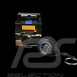 Porte-clés Pirelli F1 Pneu Maxi Pluie Bleu PIRPC0134