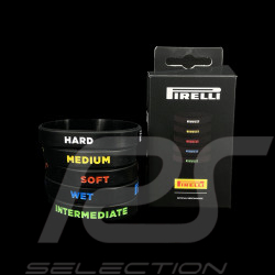 5er-Set Pirelli-Armbänder F1 Schwarz PIRPC0025