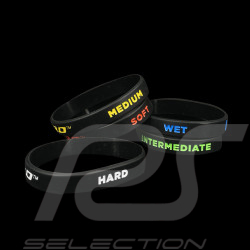 Lot de 5 Bracelets Pirelli F1 Noir PIRPC0025