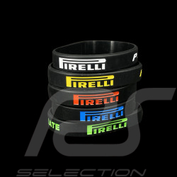 Lot de 5 Bracelets Pirelli F1 Noir PIRPC0025