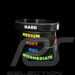 Set of 5 Pirelli Wristbands F1 Black PIRPC0025