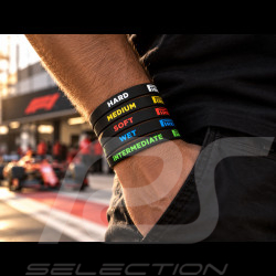 Set of 5 Pirelli Wristbands F1 Black PIRPC0025