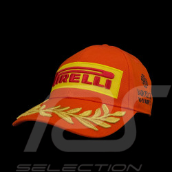 SELTEN : Pirelli Cap F1 Sieger Barcelona Grand Prix F1 Bestickte Premium Orange PIRPC0086 - unsiex