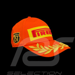 SELTEN : Pirelli Cap F1 Sieger Barcelona Grand Prix F1 Bestickte Premium Orange PIRPC0086 - unsiex
