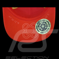 SELTEN : Pirelli Cap F1 Sieger Barcelona Grand Prix F1 Bestickte Premium Orange PIRPC0086 - unsiex