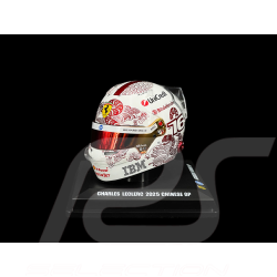 Charles Leclerc Helmet Ferrari n° 16 Chinese GP 2025 F1 1/5 LookSmart LSHEL011