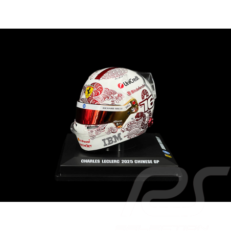 Charles Leclerc Helmet Ferrari n° 16 Chinese GP 2025 F1 1/5 LookSmart LSHEL011