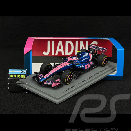 Franco Colapinto Alpine A526 n° 43 10th Chinese GP 2026 F1 with Pit Board 1/43 Spark S9367