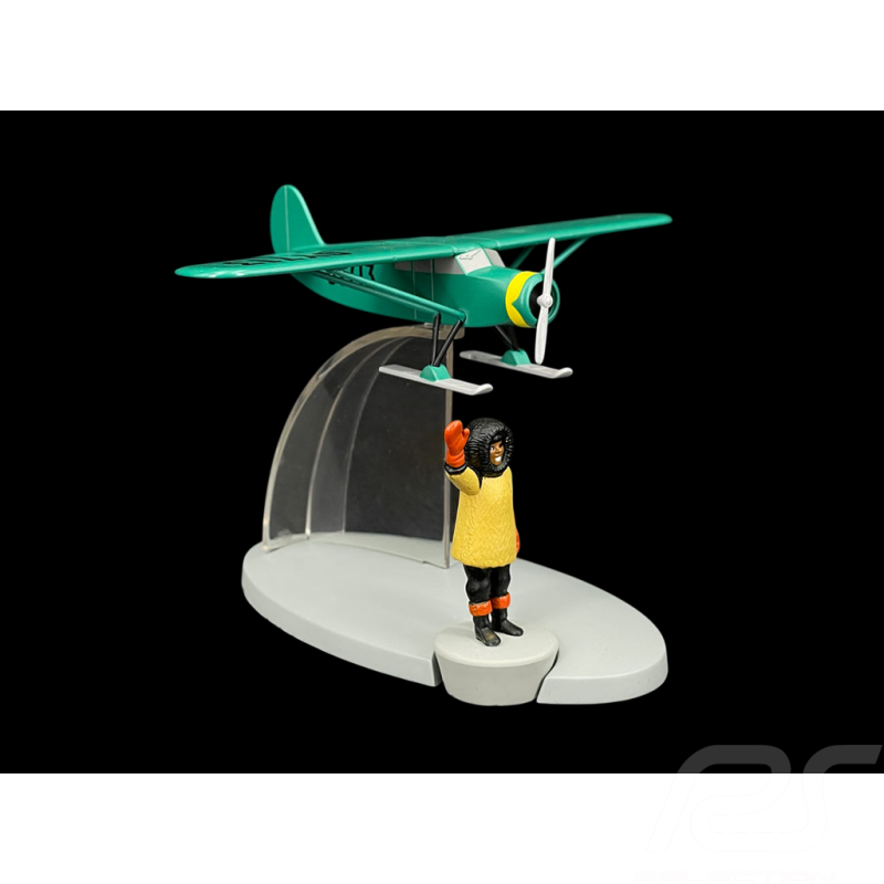 Avion Tintin - Jo, Zette et Jocko : Destination New York - L'avion sur skis 19 cm 29569