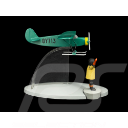 Avion Tintin - Jo, Zette et Jocko : Destination New York - L'avion sur skis 19 cm 29569