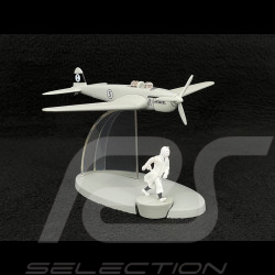 Tim und Struppi Flugzeug - Der Heckenschneide Kampfjet - König Ottokars Zepter 19 cm 29564