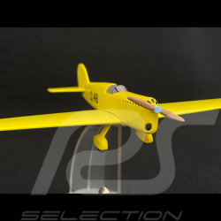 Avion Tintin -  Jo, Zette et Jocko : Le Testament de M. Pump - Prototype C48 Jaune 19 cm 29566