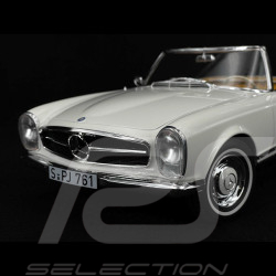 Mercedes-Benz 230 SL 1963 Blanc 1/12 Norev 123800