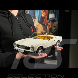 Mercedes-Benz 230 SL 1963 Blanc 1/12 Norev 123800