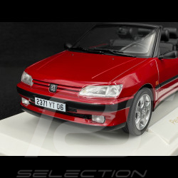 Peugeot 306 Cabriolet 1994 Lucifer Red 1/18 Norev 184930