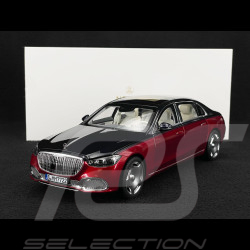 Mercedes-Benz Maybach S 680 4Matic 2021 Nautikblau / Patagonienrot 1/18 Norev 183919