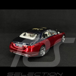 Mercedes-Benz Maybach S 680 4Matic 2021 Nautikblau / Patagonienrot 1/18 Norev 183919