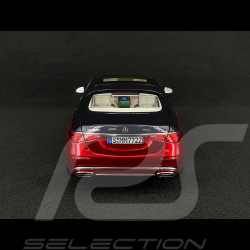 Mercedes-Benz Maybach S 680 4Matic 2021 Bleu Nautical / Rouge Patagonia 1/18 Norev 183919