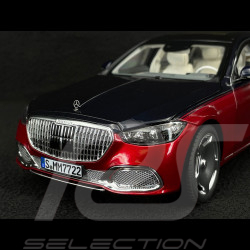 Mercedes-Benz Maybach S 680 4Matic 2021 Bleu Nautical / Rouge Patagonia 1/18 Norev 183919