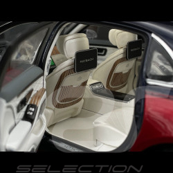 Mercedes-Benz Maybach S 680 4Matic 2021 Nautical Blue / Patagonia Red 1/18 Norev 183919