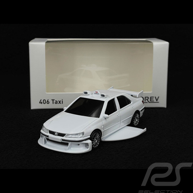 Peugeot 406 Taxi 2 2000 Blanc 1/43 Norev Jet Car 474622