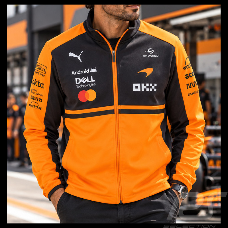 Veste McLaren Softshell F1 Team Norris / Piastri 2026 Orange Papaye Puma 701241092-001 - Mixte