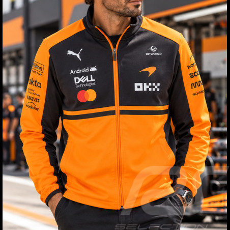 McLaren Softshell Jacket F1 Team Norris / Piastri 2026 Papaya Orange Puma 701241092-001 - Unisex