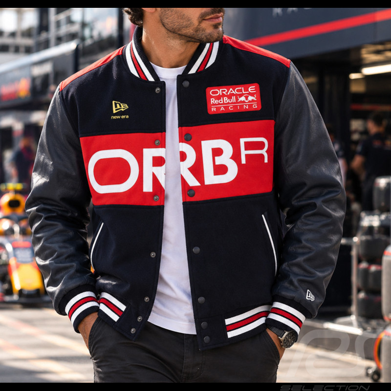 Veste Red Bull Racing F1 Team Varsity Bleu Marine New Era 60897397 - Mixte