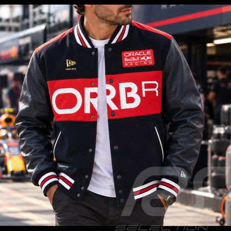 Veste Red Bull Racing F1 Team Varsity Bleu Marine New Era 60897397 - Mixte