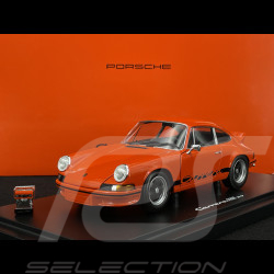 Porsche 911 Carrera RS 2.7 1973 × La Marzocco Orange Tangerine / Bandes Noires 1/18 Minichamps WAP021119260RS