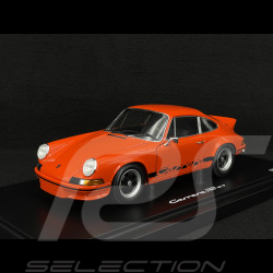Porsche 911 Carrera RS 2.7 1973 × La Marzocco Orange Tangerine / Bandes Noires 1/18 Minichamps WAP021119260RS