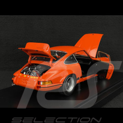 Porsche 911 Carrera RS 2.7 1973 × La Marzocco Orange Tangerine / Bandes Noires 1/18 Minichamps WAP021119260RS