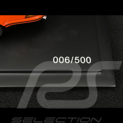Porsche 911 Carrera RS 2.7 1973 × La Marzocco Tangerine Orange / Black Stripes 1/18 Minichamps WAP021119260RS