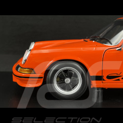 Porsche 911 Carrera RS 2.7 1973 × La Marzocco Tangerine Orange / Black Stripes 1/18 Minichamps WAP021119260RS