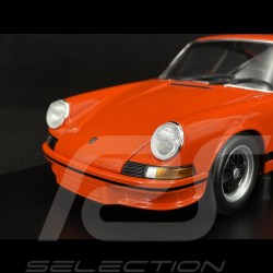 Porsche 911 Carrera RS 2.7 1973 × La Marzocco Tangerine Orange / Black Stripes 1/18 Minichamps WAP021119260RS