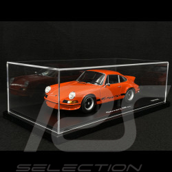 Porsche 911 Carrera RS 2.7 1973 × La Marzocco Tangerine Orange / Black Stripes 1/18 Minichamps WAP021119260RS