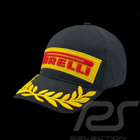 RARE : Casquette Pirelli F1 Vainqueur Grand Prix F1 Brodé Premium Noir 0101 - mixte