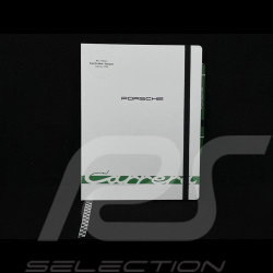 Carnet Porsche 911 Carrera RS 2.7 avec Stylo Blanc Grand Prix / Vert WAP092602260NB