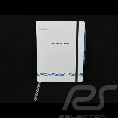 Carnet Porsche Carrera RS 2.7 avec Stylo Blanc / Bleu WAP092603260NB