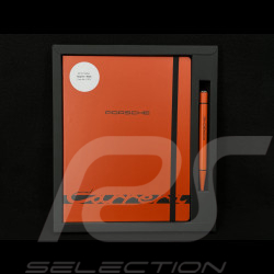 Carnet Porsche 911 Carrera RS 2.7 avec Stylo Orange Tangerine WAP092604260NB