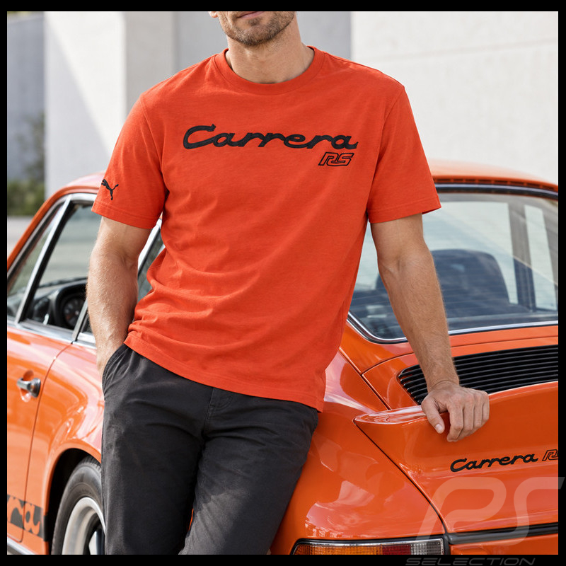 T-shirt Porsche 911 Carrera RS 2.7 Puma Orange Tangerine WAP125RS2 - mixte