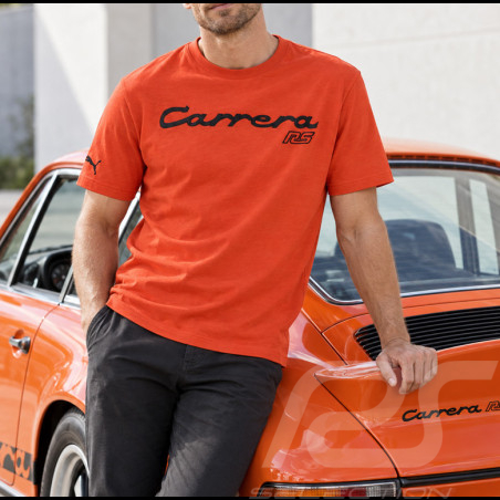 T-shirt Porsche 911 Carrera RS 2.7 Puma Orange Tangerine WAP125RS2 - mixte
